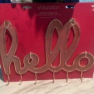 Xhilaration Gold 'Hello' Wall Hook